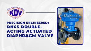 Precision Engineered: DN65 Double-Acting Actuated Diaphragm Valve